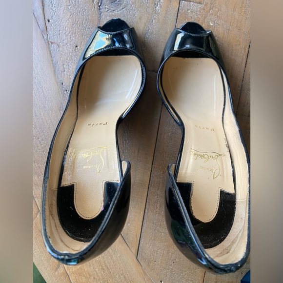 CHRISTIAN LOUBOUTIN Patent Peep Toe D’orsay Heel - Picture 5 of 7